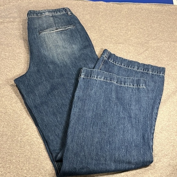 LONG Tall Sally high waist, wide leg jeans. - Picture 1 of 14